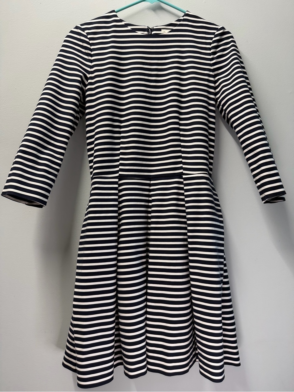 GAP Navy and White Striped Fit & Flare Dress Size 2
